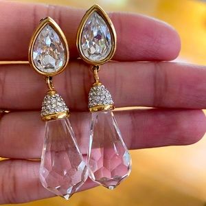 Swarovski Crystal Clip Earrings